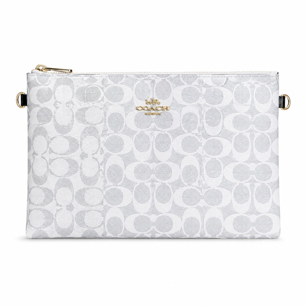 Coach Pouch in Signature Canvas