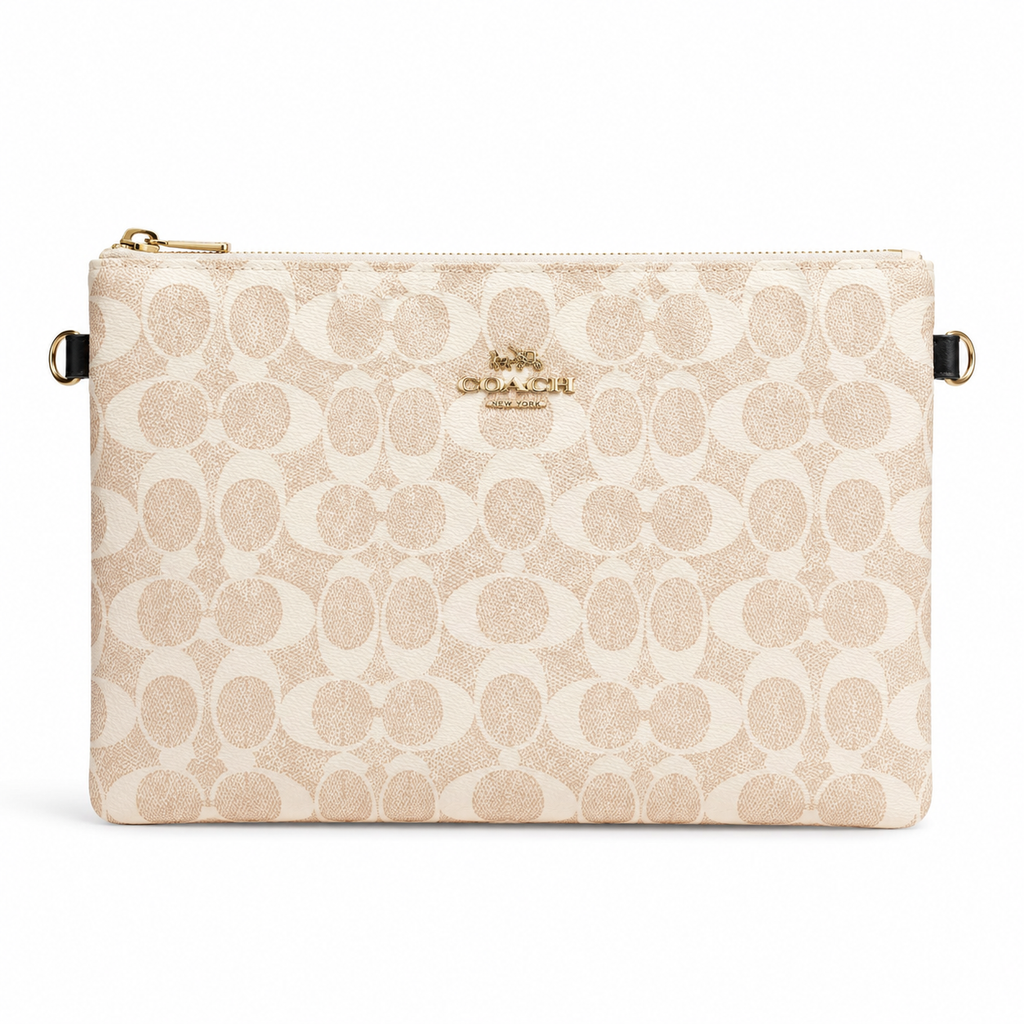 Coach Pouch in Signature Canvas