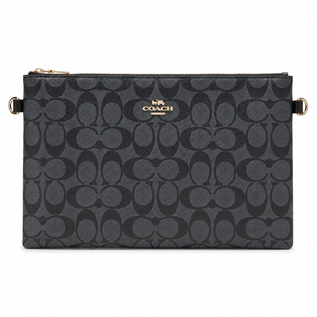 Coach Pouch in Signature Canvas