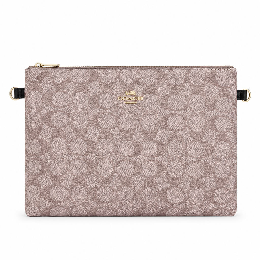 Coach Pouch in Signature Canvas