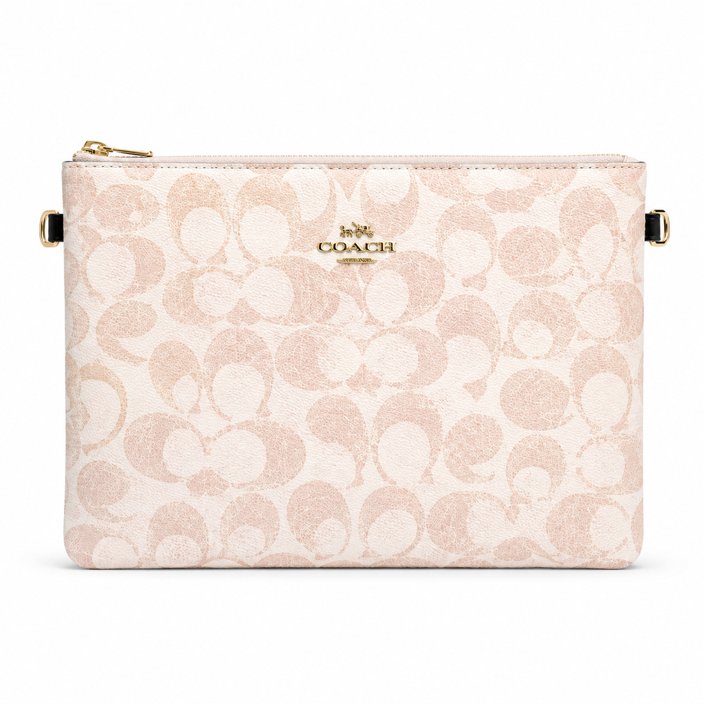 Coach Pouch in Signature Canvas