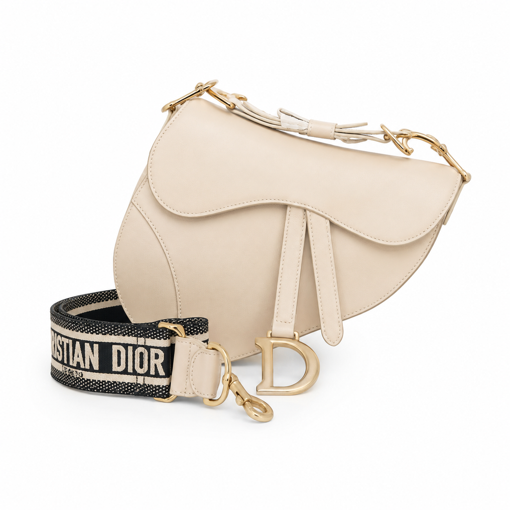CHRISTIAN DIOR  saddle bag with strap