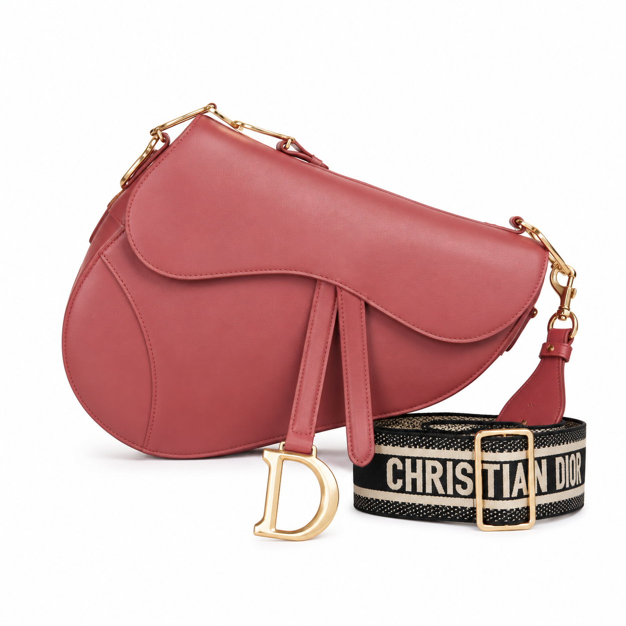 CHRISTIAN DIOR  saddle bag with strap