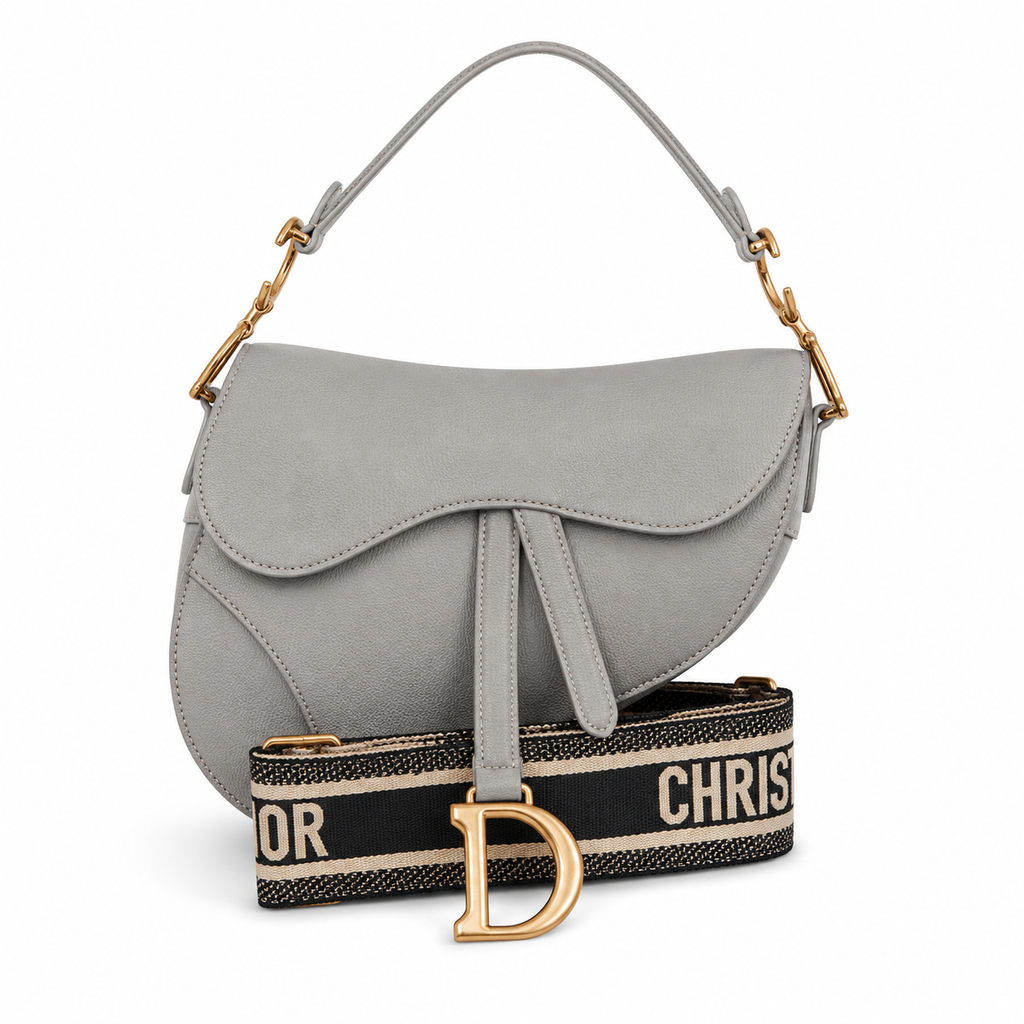 CHRISTIAN DIOR  saddle bag with strap