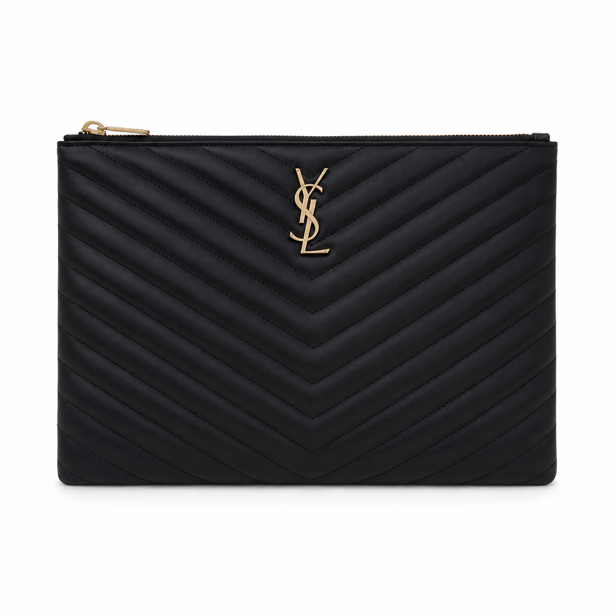 Saint Laurent Cassandre Matelassé Large Pouch