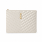 Saint Laurent Cassandre Matelassé Large Pouch