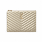 Saint Laurent Cassandre Matelassé Large Pouch