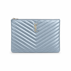 Saint Laurent Cassandre Matelassé Large Pouch