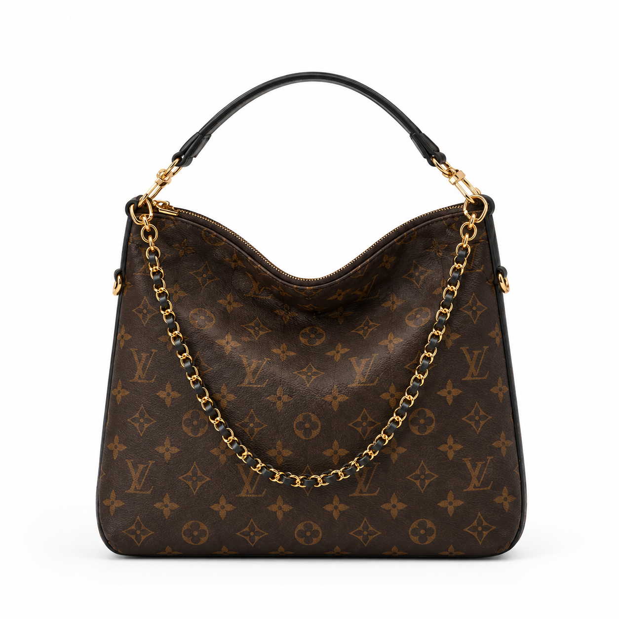 Louis Vuitton Monogram Chain Hobo Bag