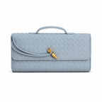 Bottega Veneta Andiamo Long Intrecciato Leather Clutch