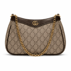 Gucci GG Monogram Small Crescent Shoulder Bag