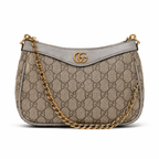 Gucci GG Monogram Small Crescent Shoulder Bag