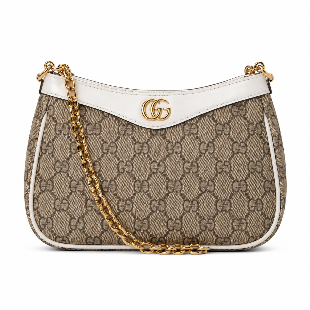 Gucci GG Monogram Small Crescent Shoulder Bag