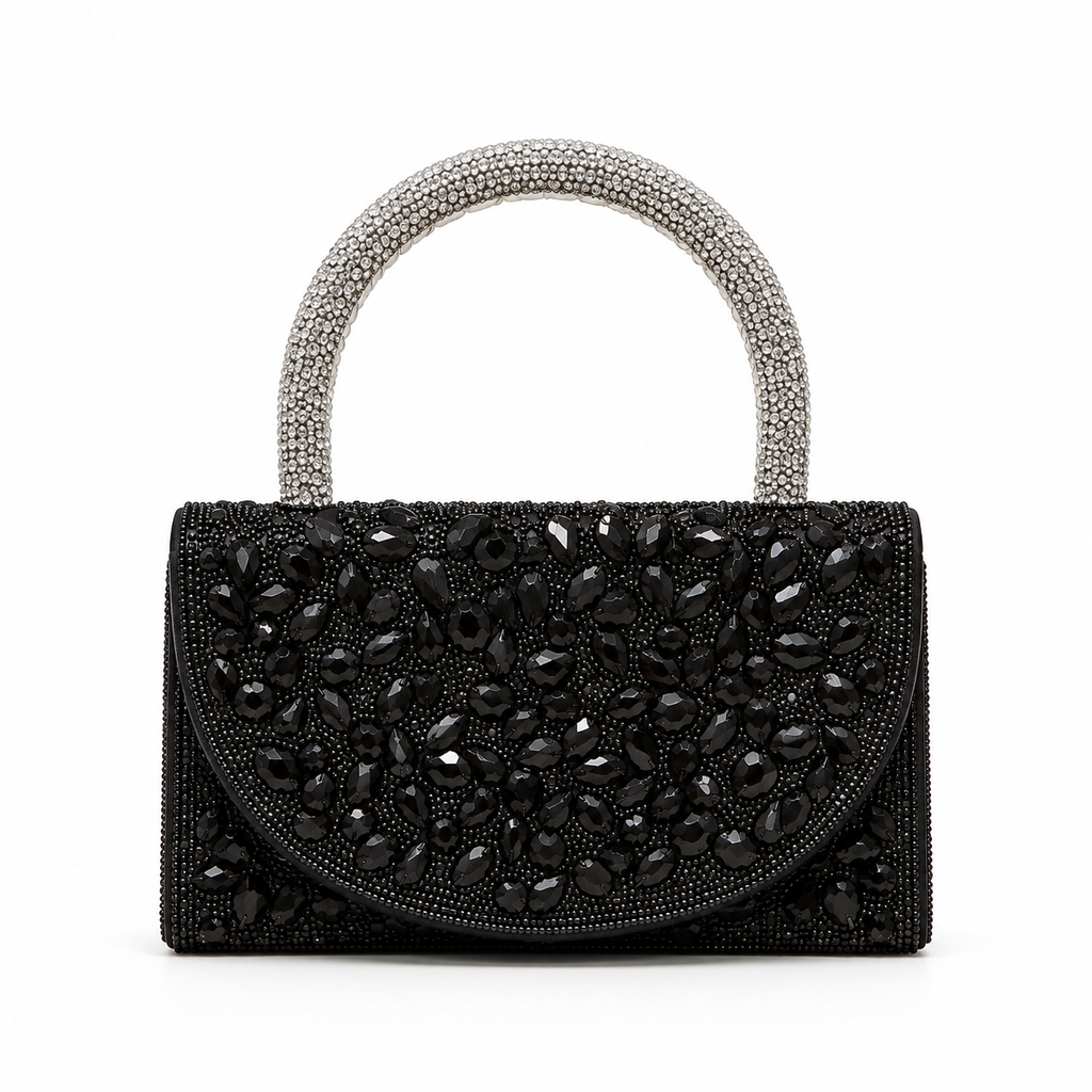 Silver Sparkle Evening Bag