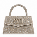 Valentino Garavani VSLING–style Gold Crystal Bag