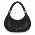 Midnight Sparkle Crescent Bag