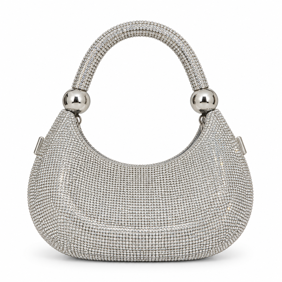 Midnight Sparkle Crescent Bag