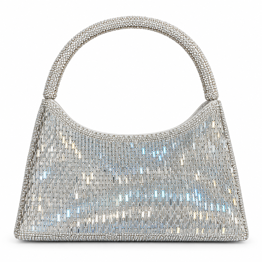 Silver Starlight Evening Bag