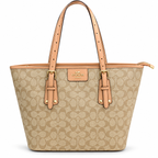 Coach Taxi Tote Bag in Signature Canvas
