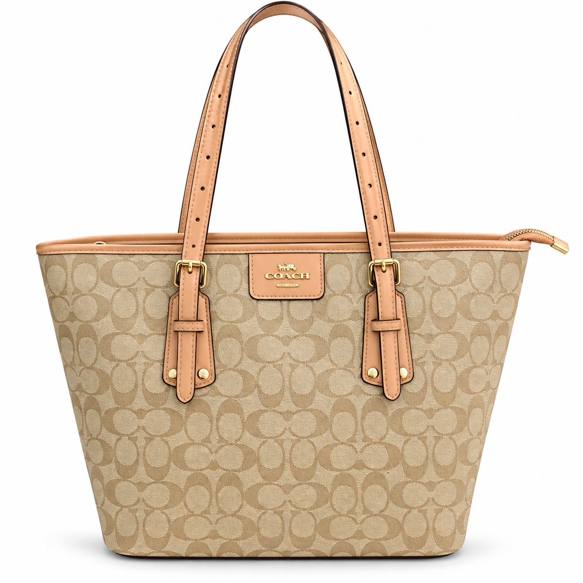 Coach Taxi Tote Bag in Signature Canvas