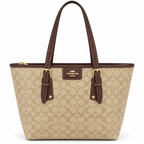 Coach Taxi Tote Bag in Signature Canvas