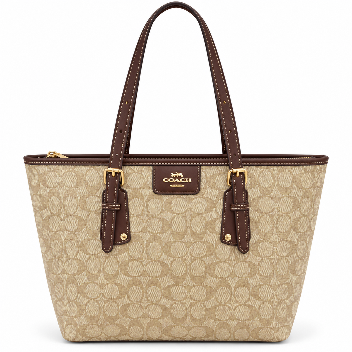 Coach Taxi Tote Bag in Signature Canvas