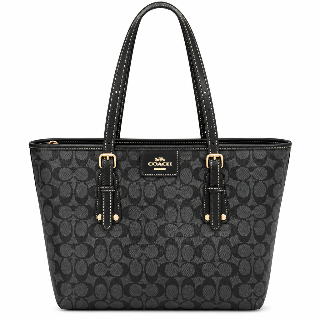 Coach Taxi Tote Bag in Signature Canvas