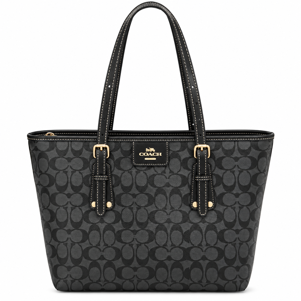 Coach Taxi Tote Bag in Signature Canvas