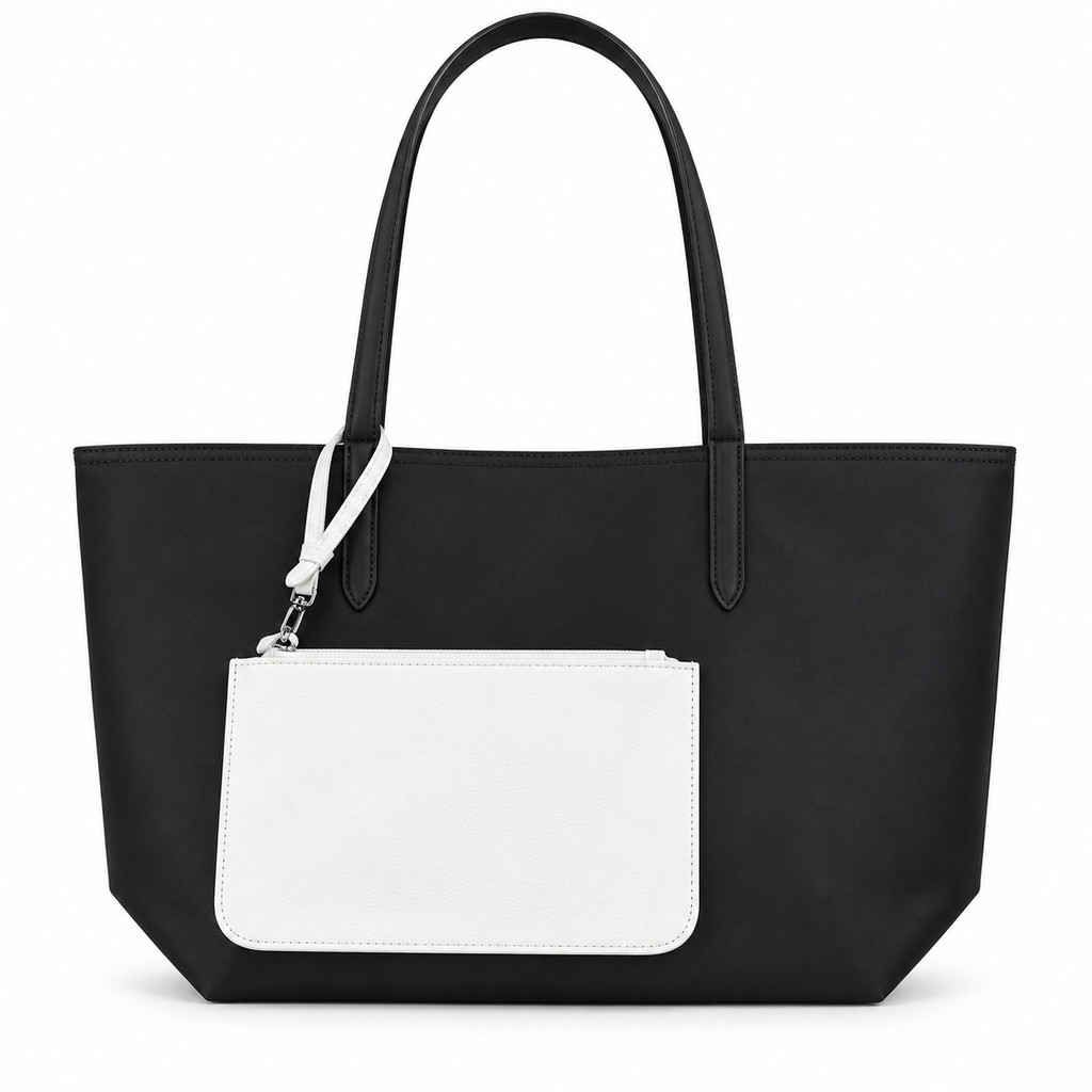 Lacoste Anna Reversible Tote with Pouch