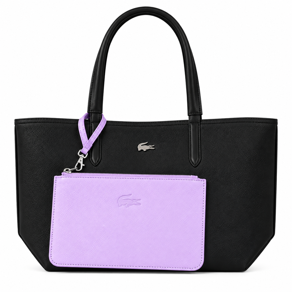 Lacoste Anna Reversible Tote with Pouch